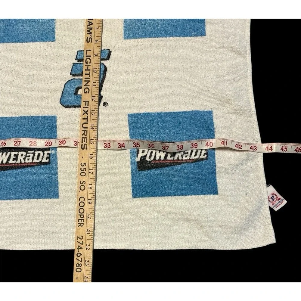 Vintage Powerade Drink Sports Towel Gym Bench Rally Long a 22 x 43